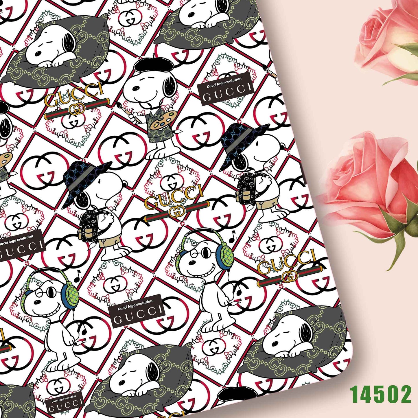 printed fabric 140x50cm14501