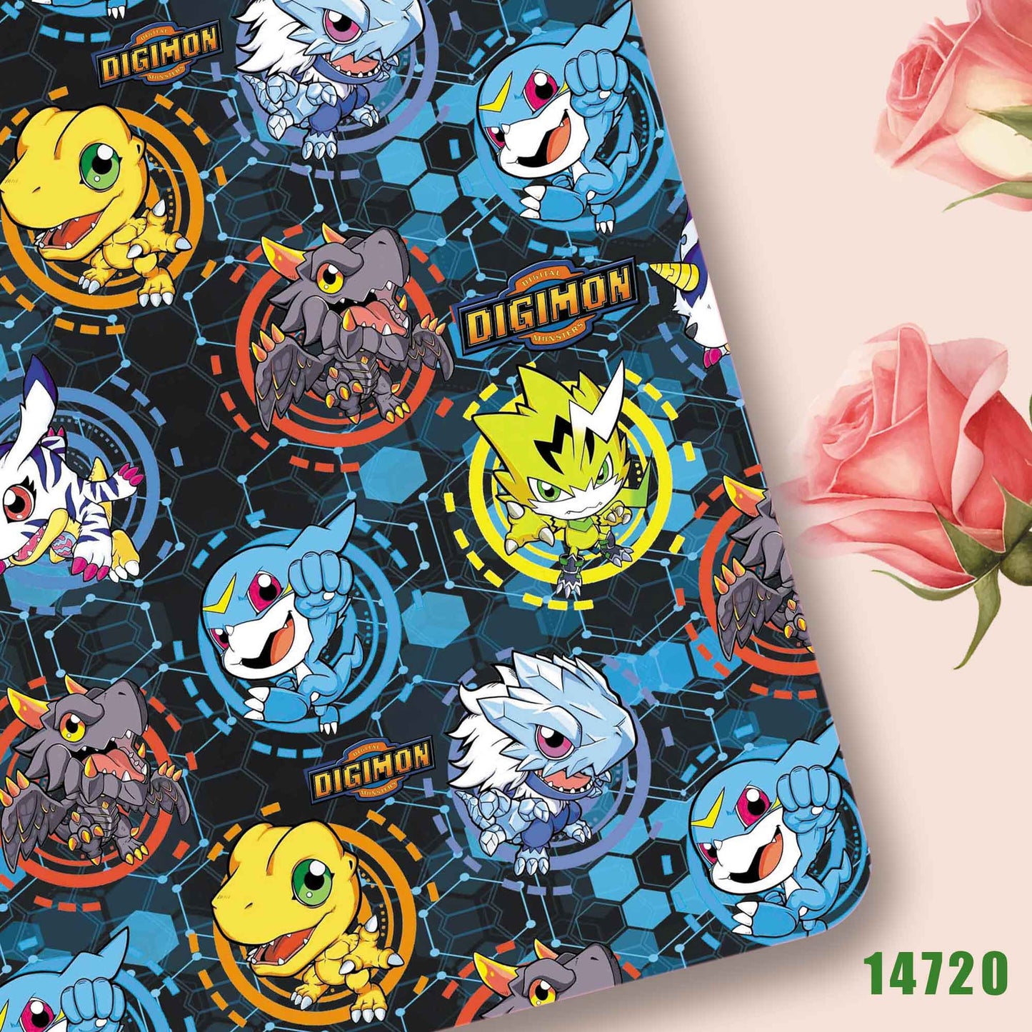 printed fabric 140x50cm14717