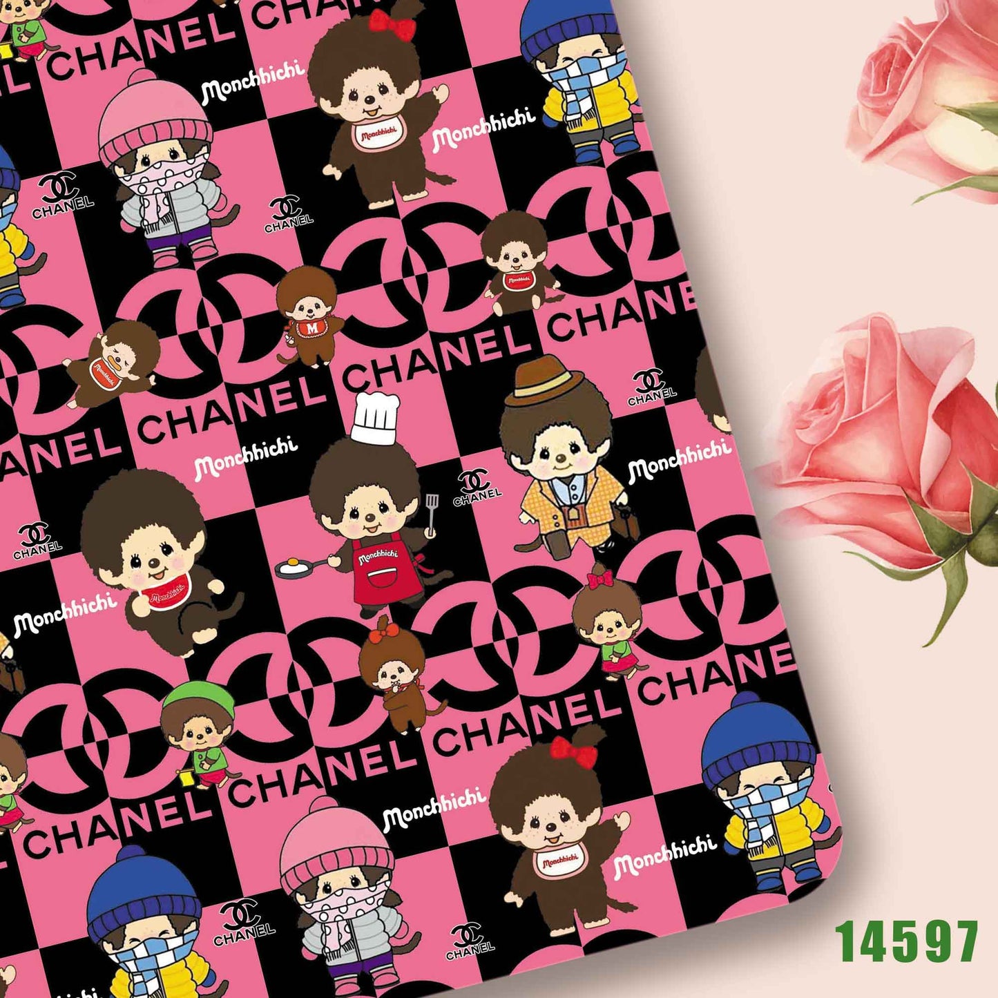 printed fabric 140x50cm14596