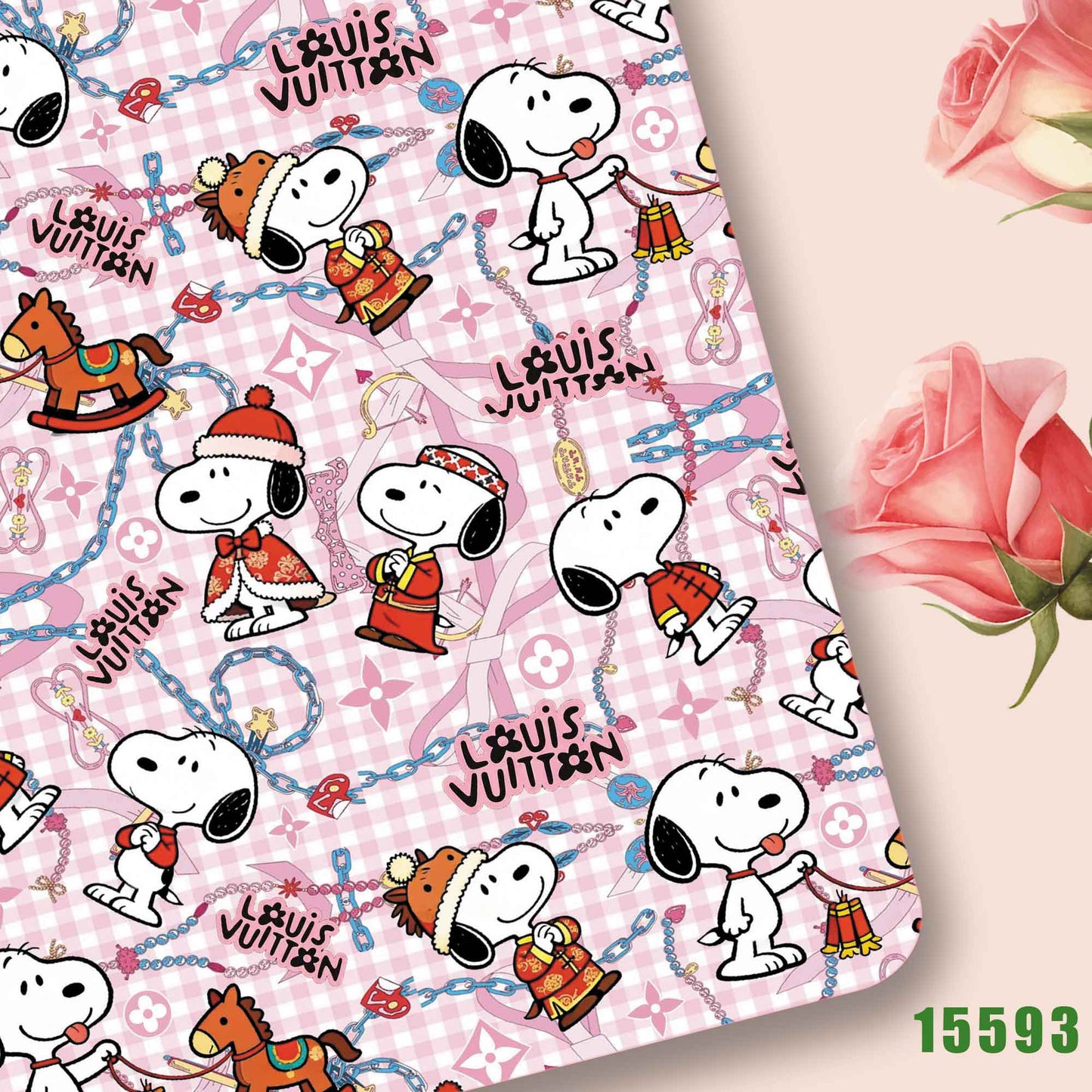 printed fabric 140x50cm15591