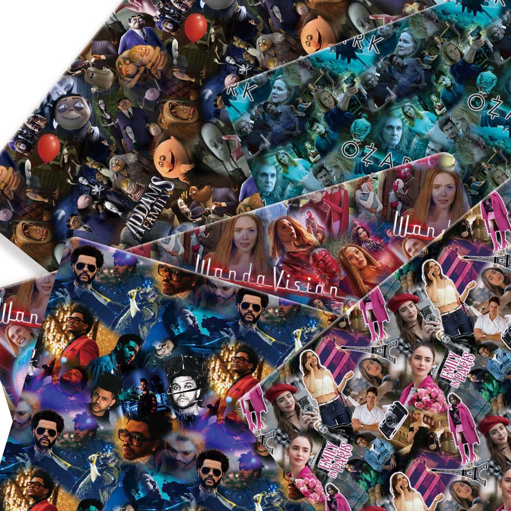 printed fabric 140x50cm