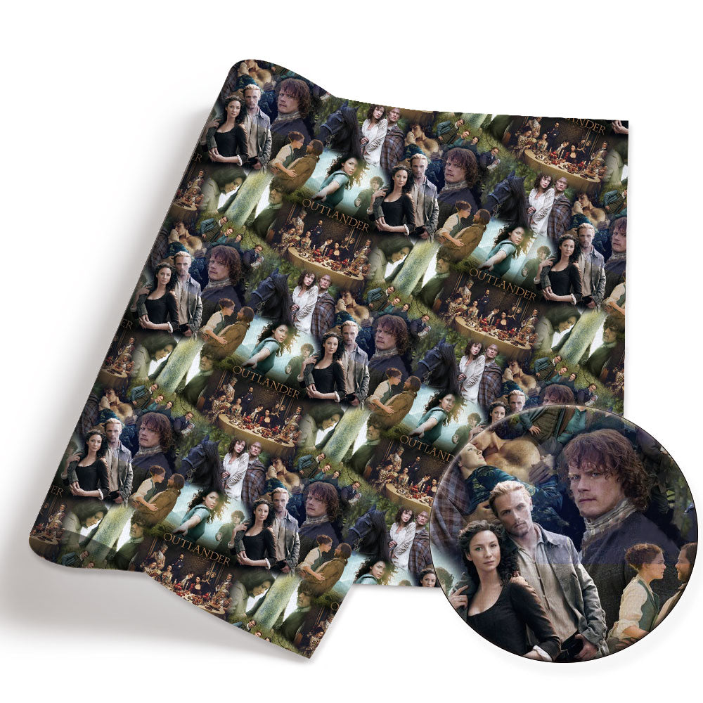 printed fabric 140x50cm