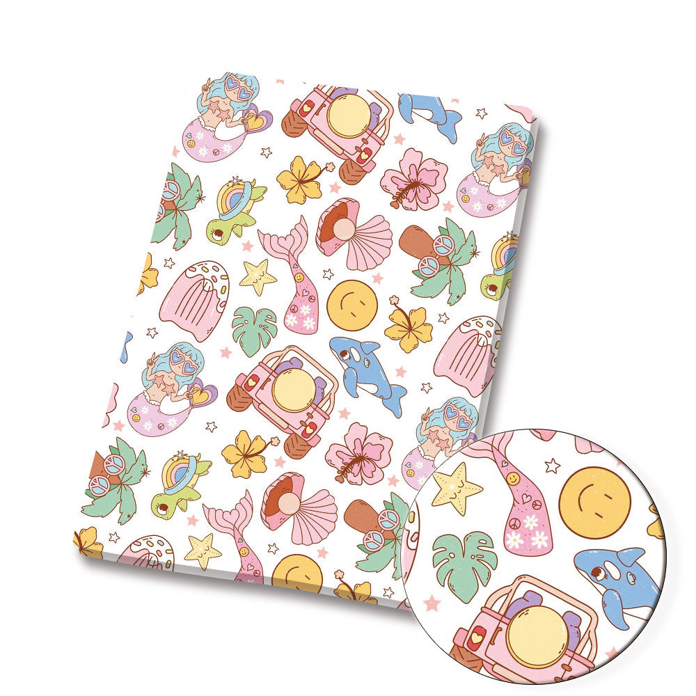 printed fabric 140x50cm