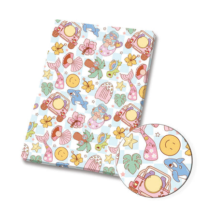 printed fabric 140x50cm