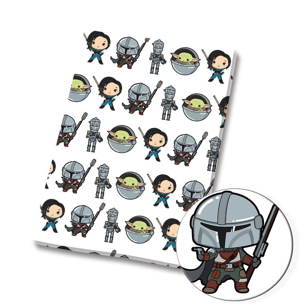 printed fabric 140x50cm