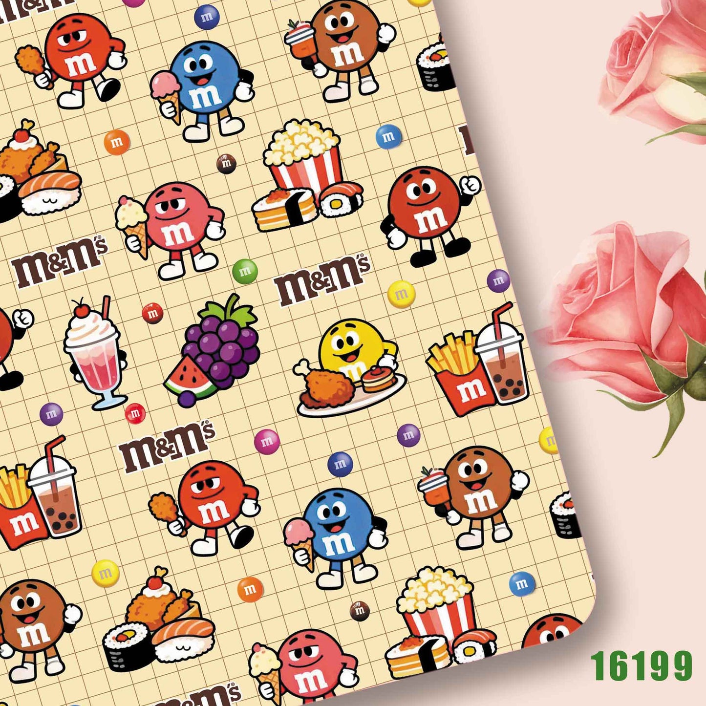 printed fabric 140x50cm16195