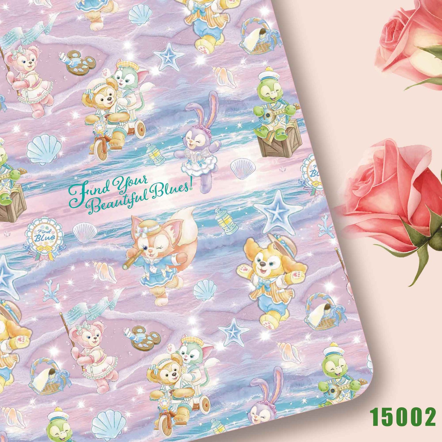 printed fabric 140x50cm15002