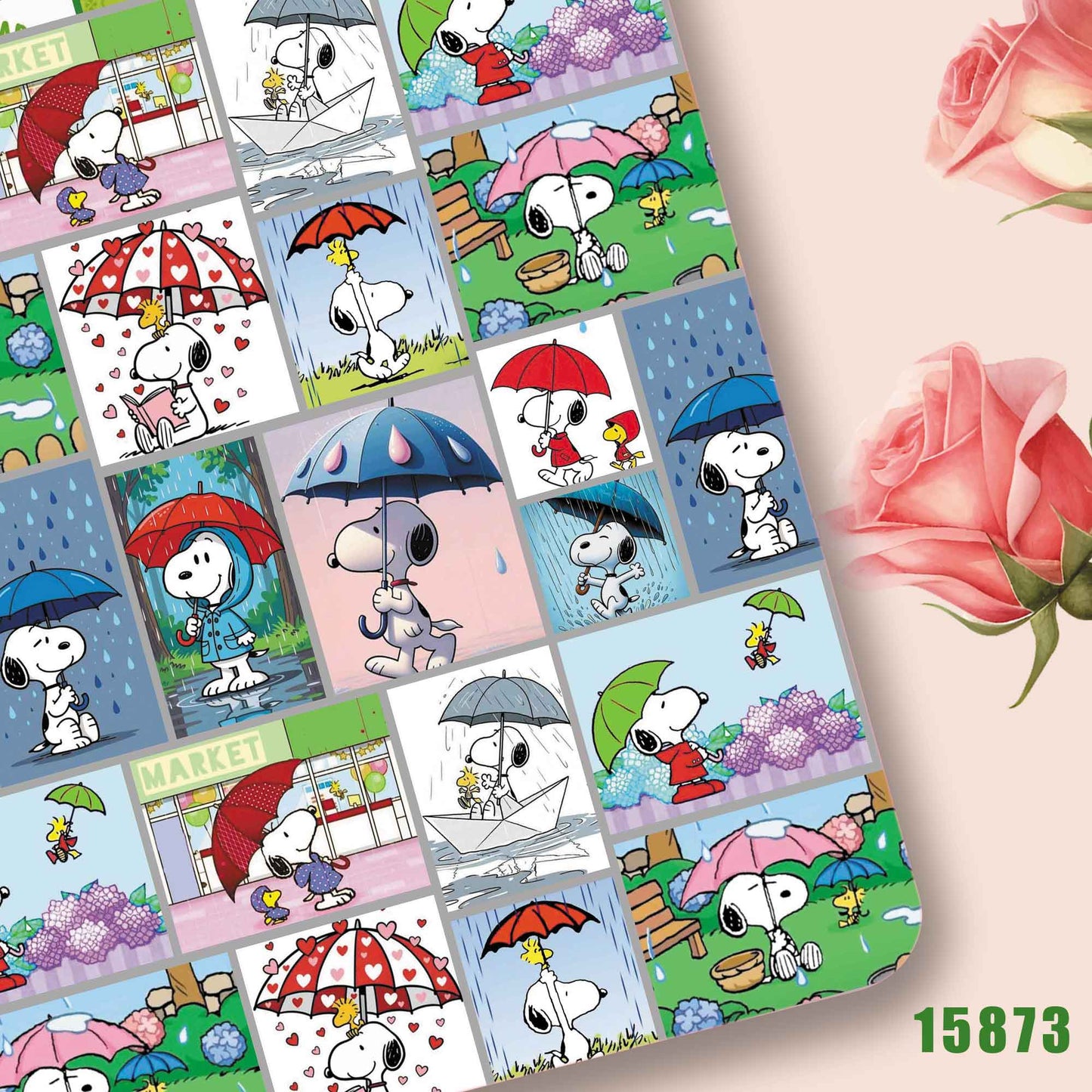 printed fabric 140x50cm15870