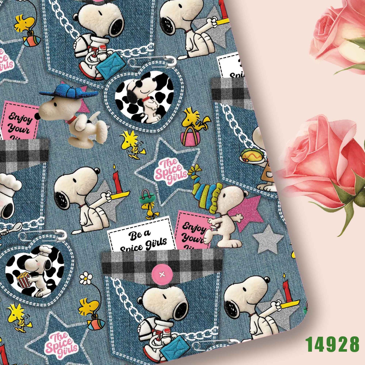 printed fabric 140x50cm14920