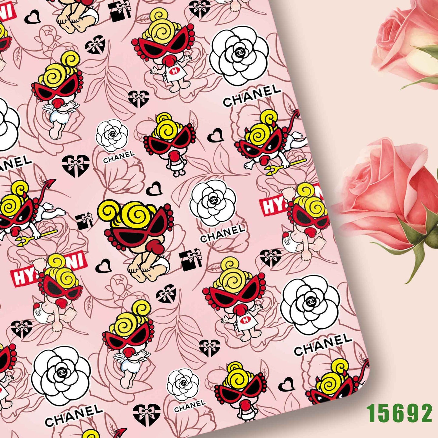 printed fabric 140x50cm15691