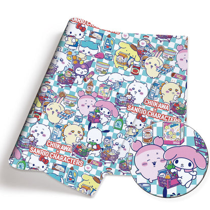 printed fabric 140x50cm49056