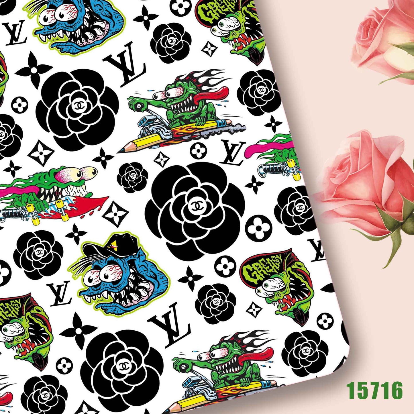 printed fabric 140x50cm15712