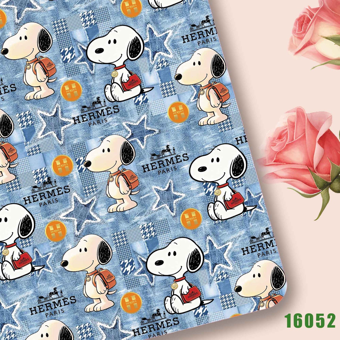 printed fabric 140x50cm16046