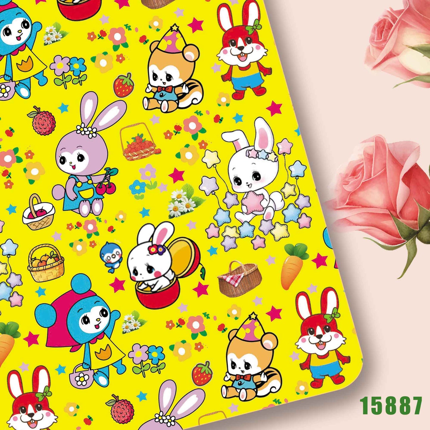 printed fabric 140x50cm15880