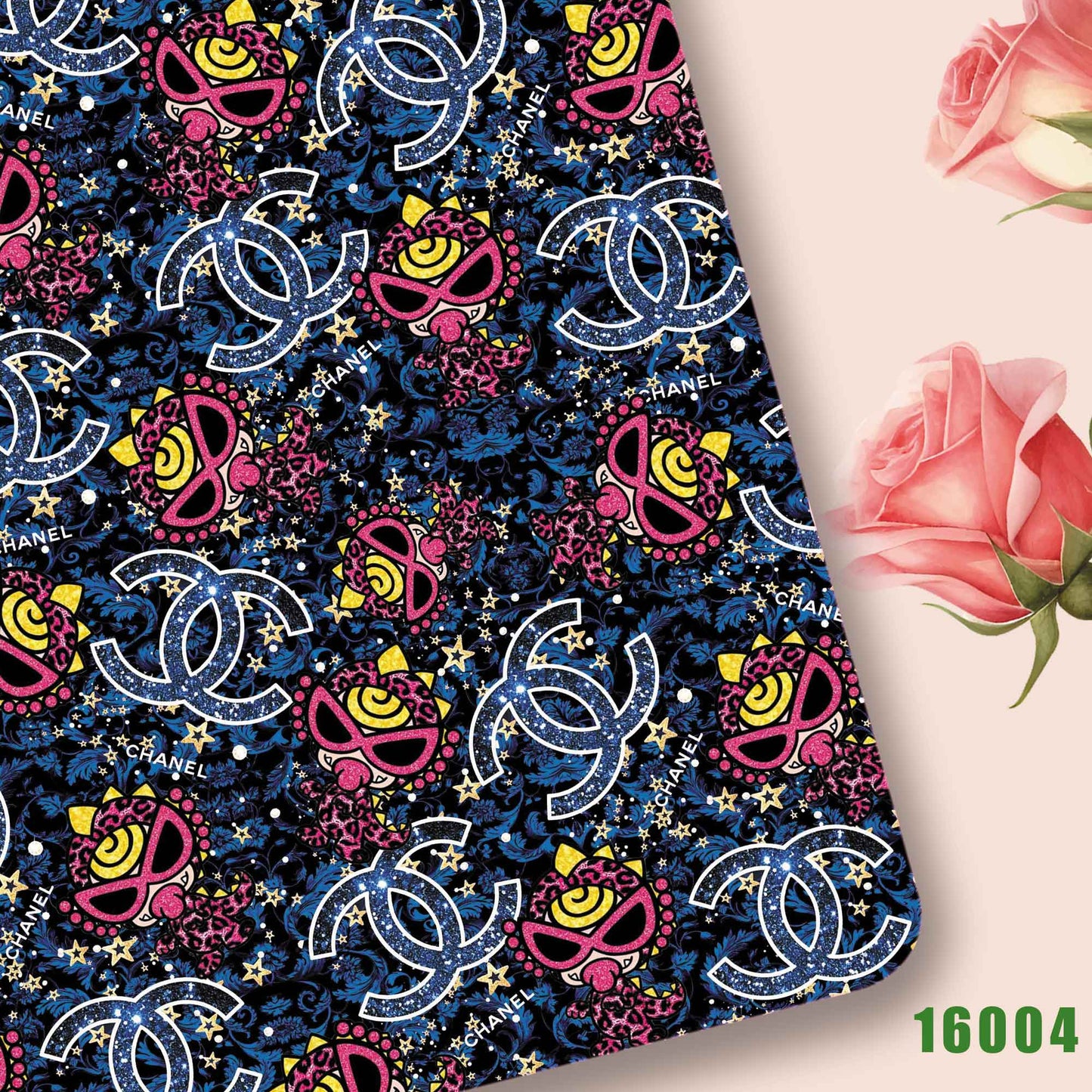 printed fabric 140x50cm16001
