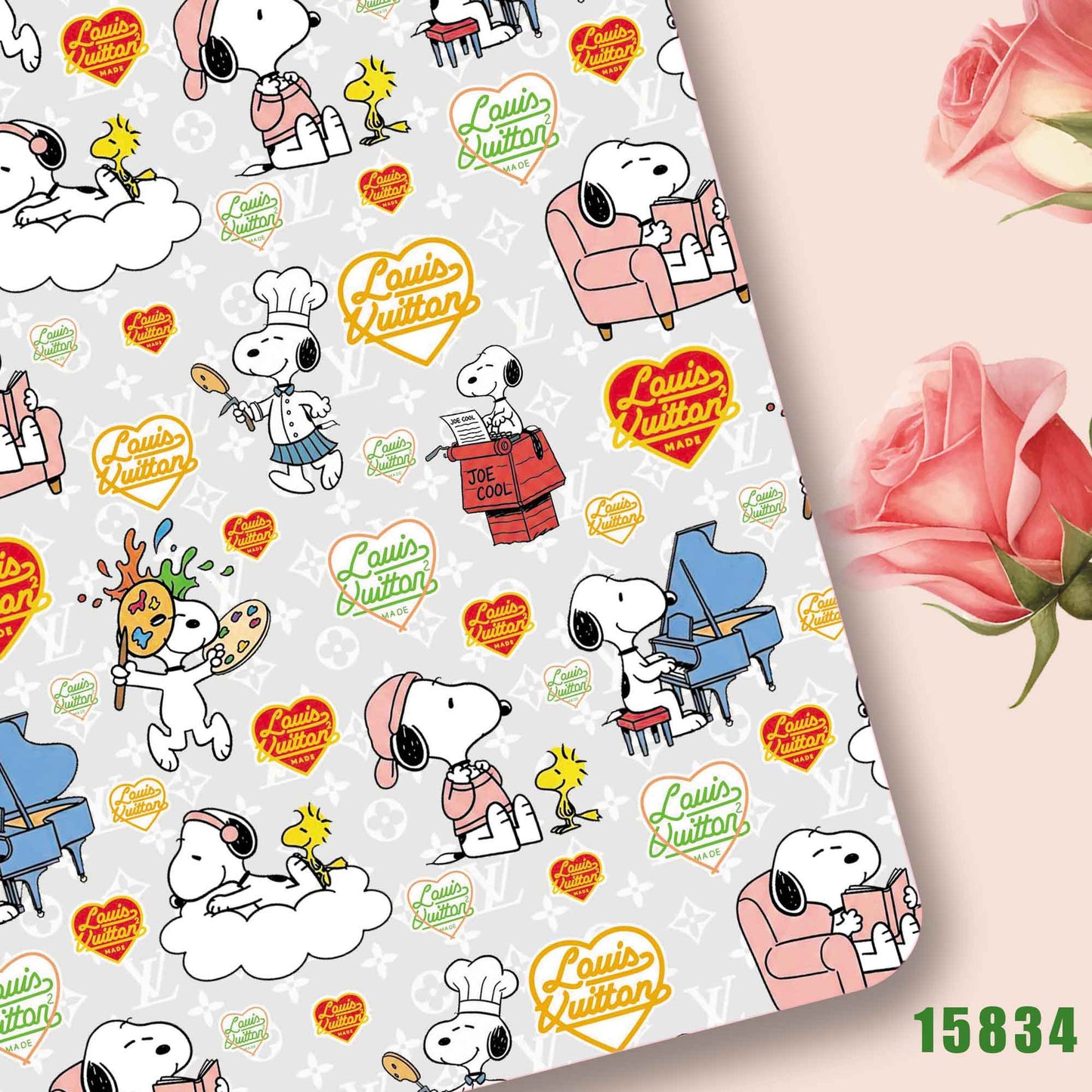printed fabric 140x50cm15825