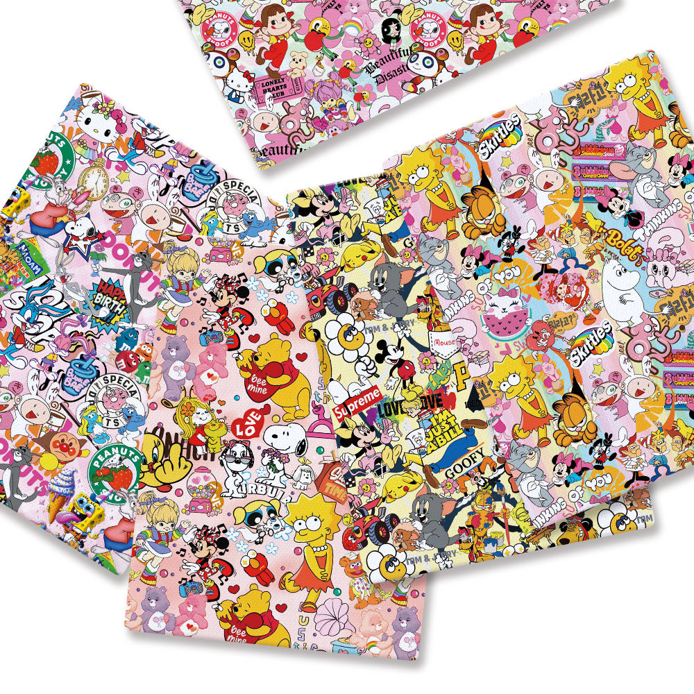 printed fabric 140x50cm