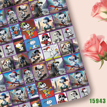 printed fabric 140x50cm15935