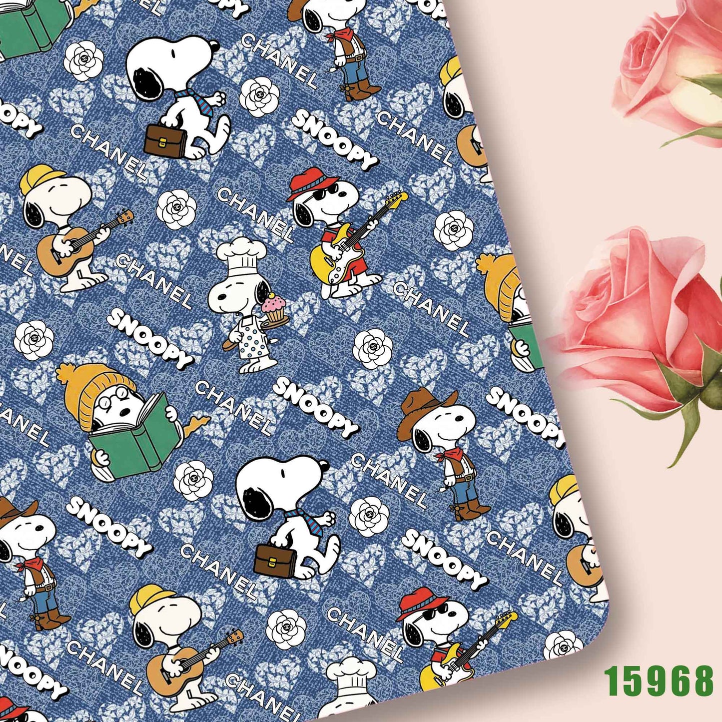 printed fabric 140x50cm15961