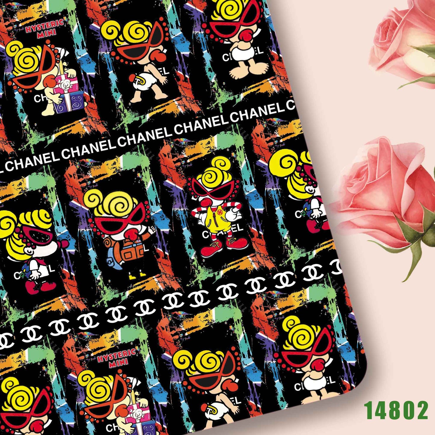 printed fabric 140x50cm14799