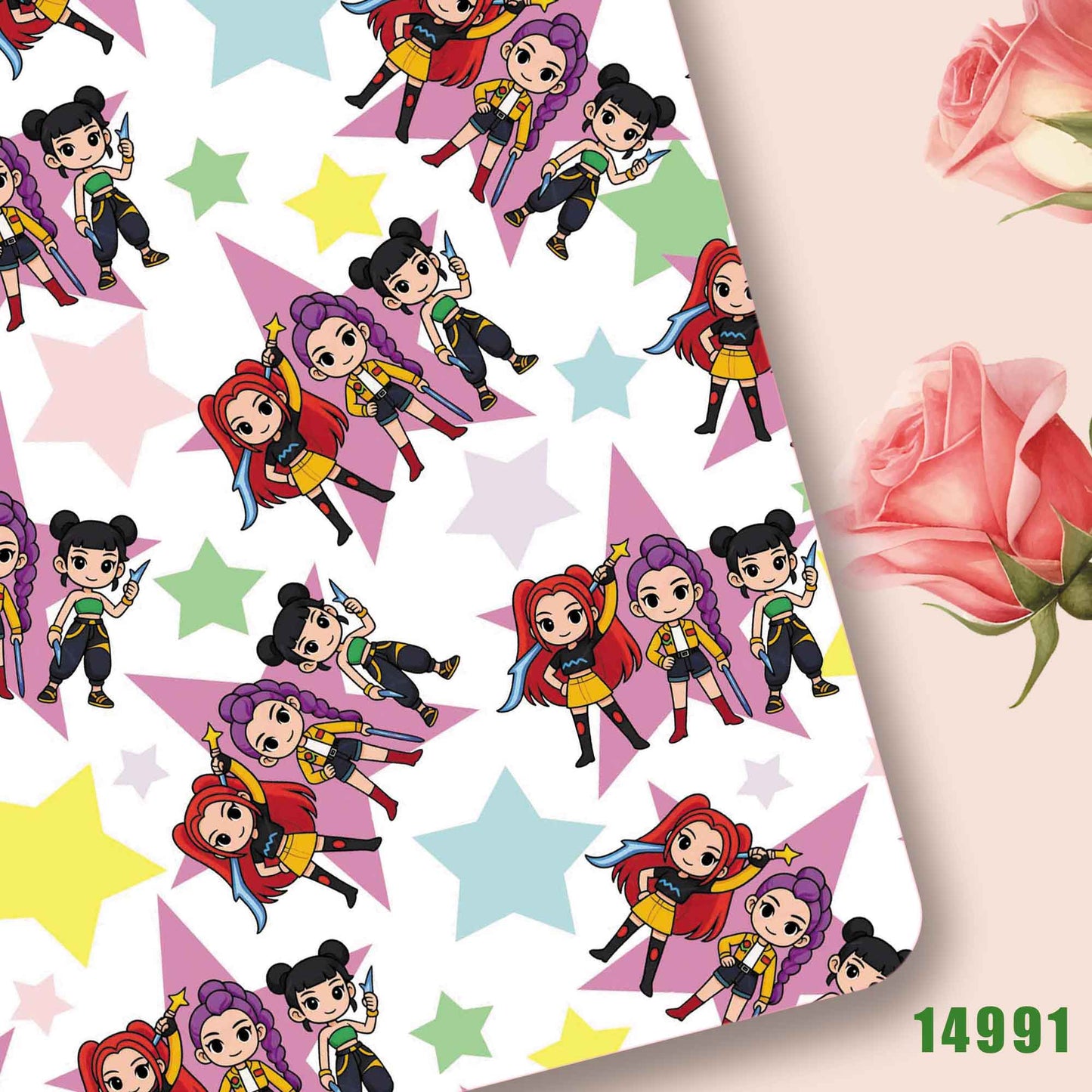 printed fabric 140x50cm15000