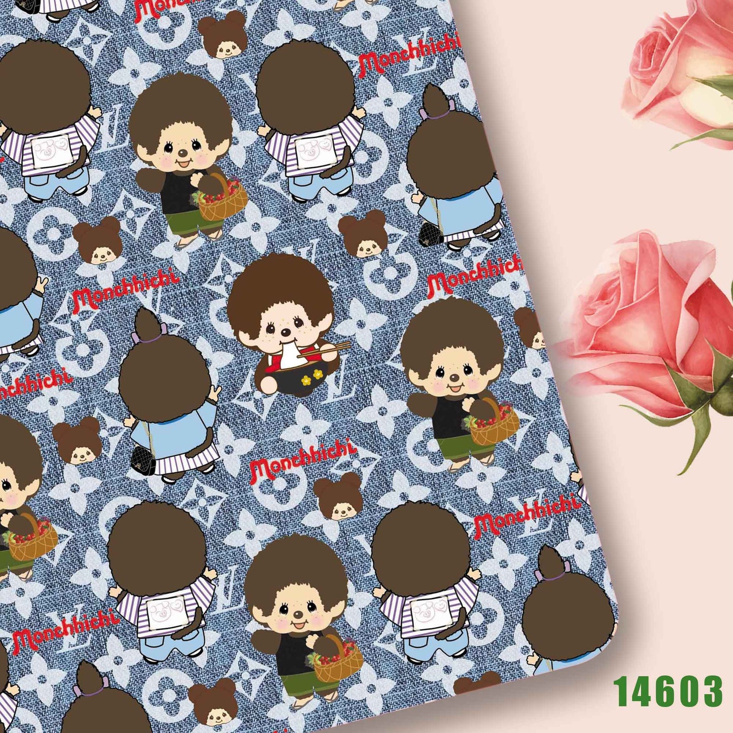 printed fabric 140x50cm14596