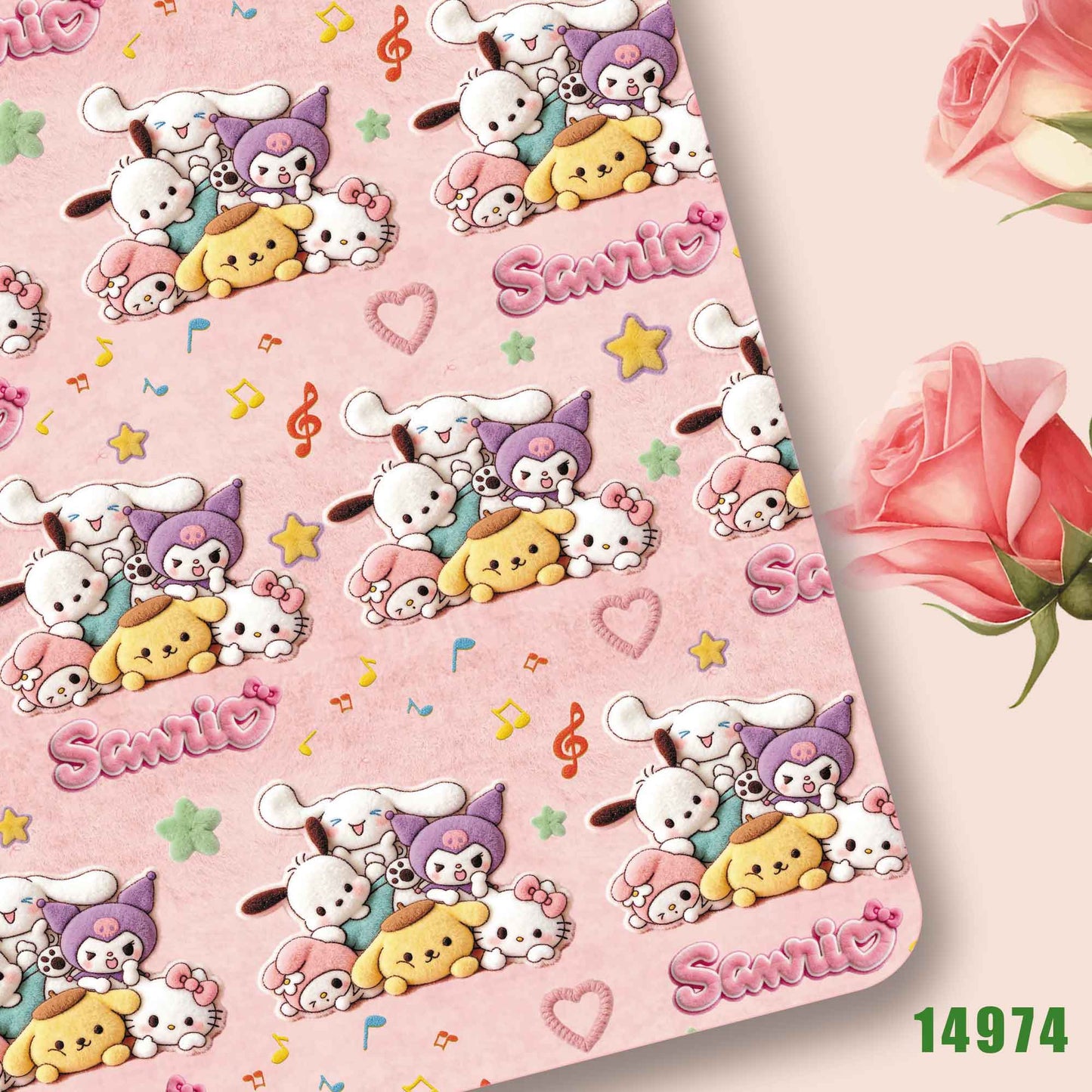 printed fabric 140x50cm14970