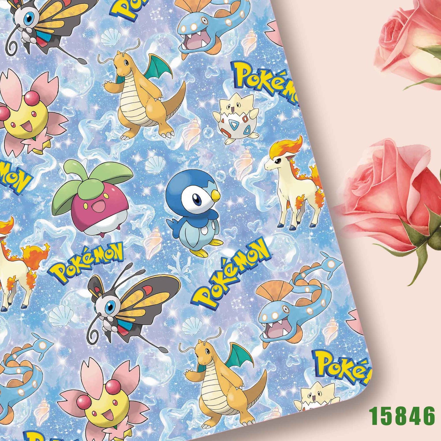 printed fabric 140x50cm15837