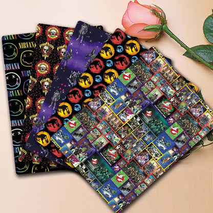 printed fabric 140x50cm