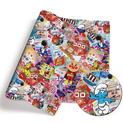 printed fabric 140x50cm