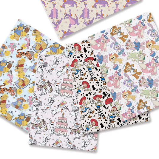 printed fabric 140x50cm