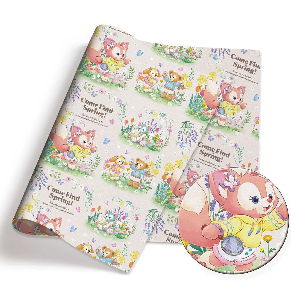 printed fabric 140x50cm