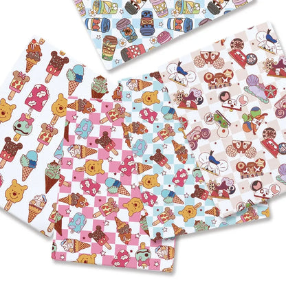 printed fabric 140x50cm