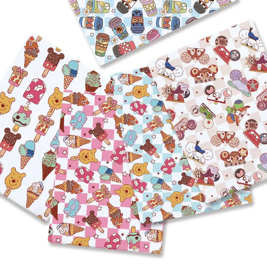 printed fabric 140x50cm