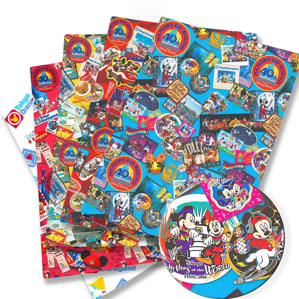 printed fabric 140x50cm