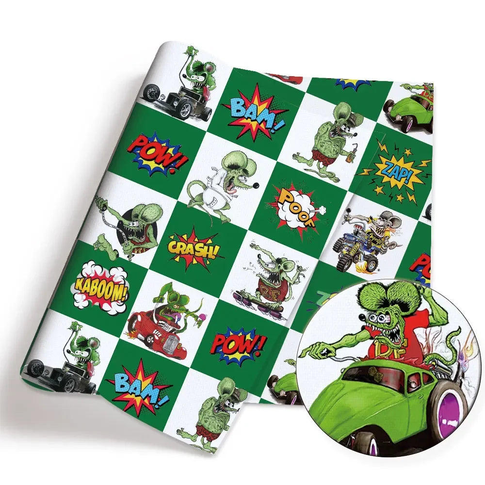 printed fabric 140x50cm