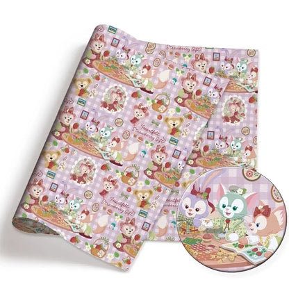 printed fabric 140x50cm