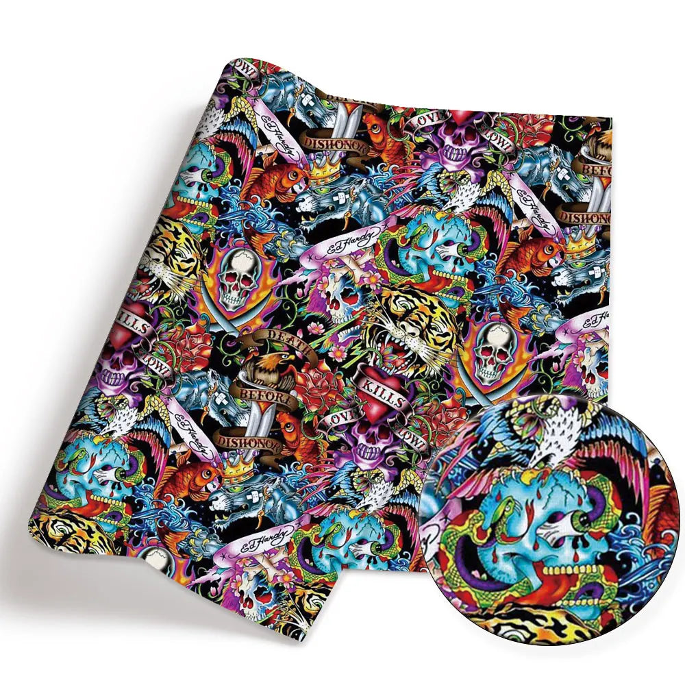 printed fabric 140x50cm