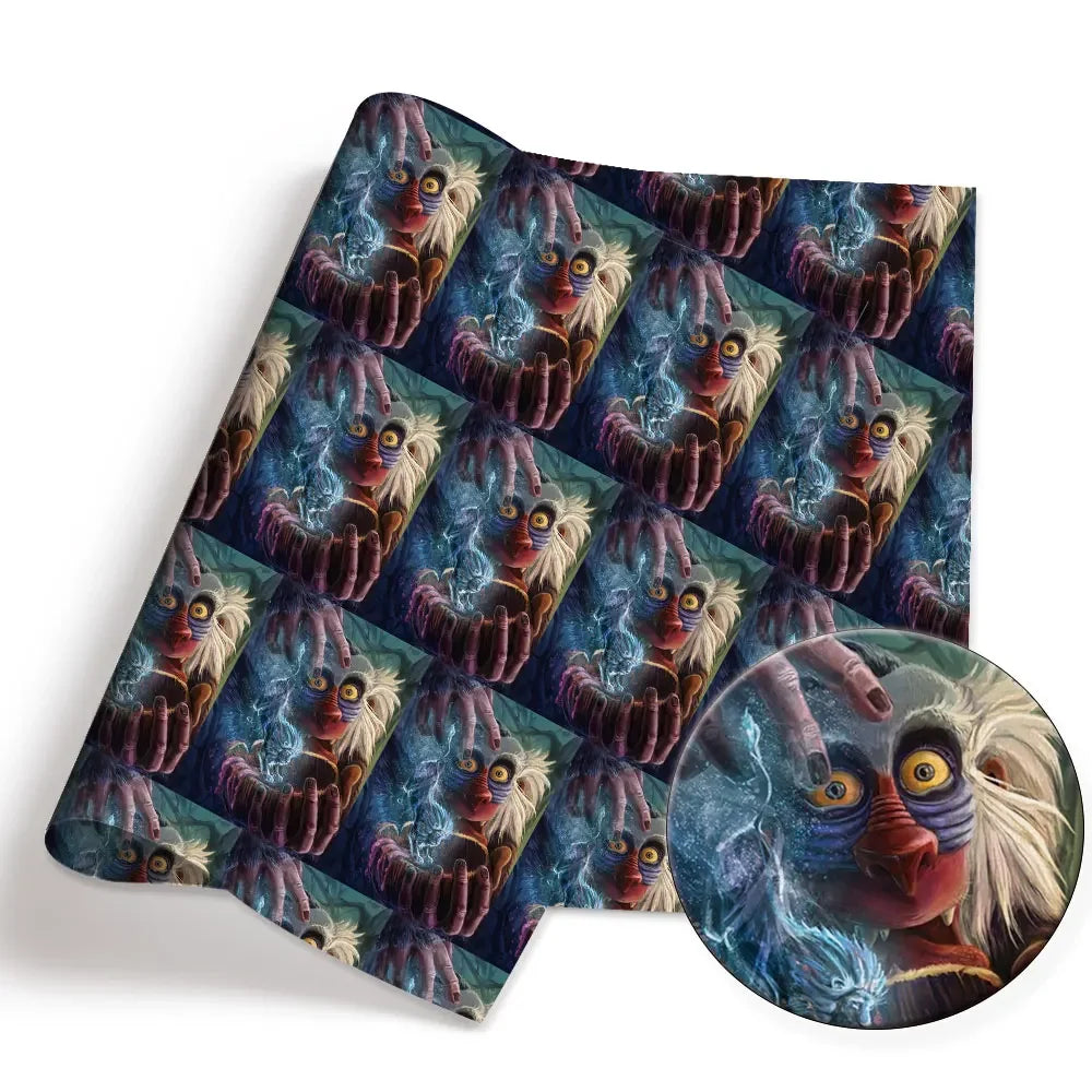 printed fabric 140x50cm