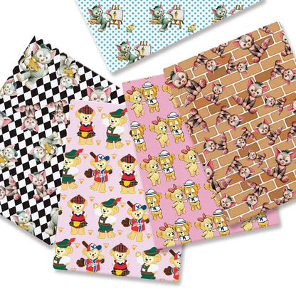 printed fabric 140x50cm