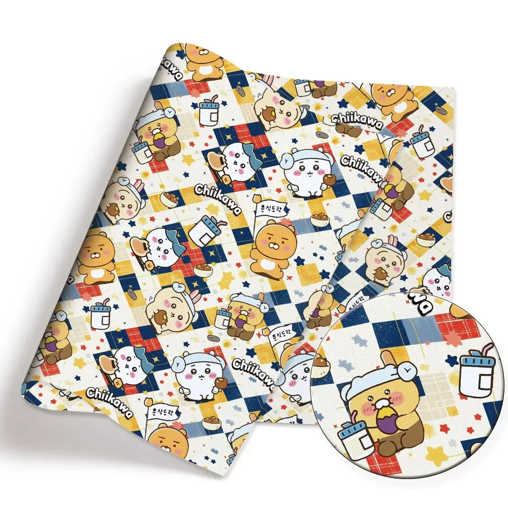 printed fabric 140x50cm