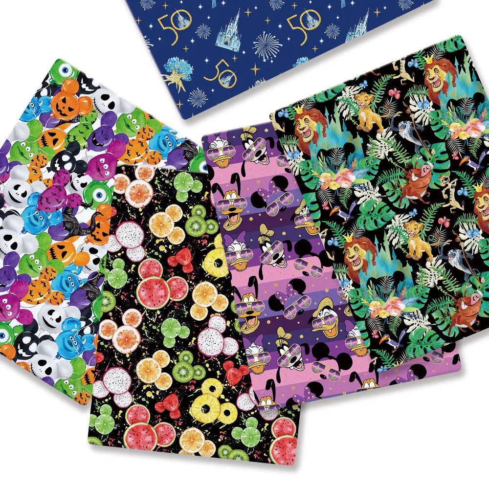 printed fabric 140x50cm