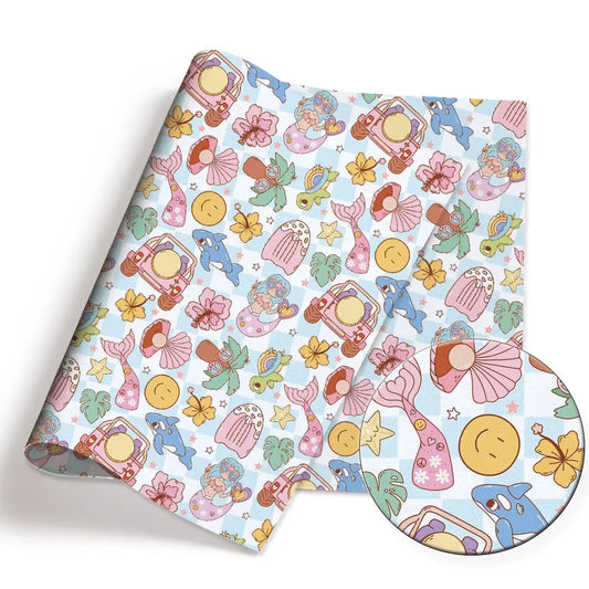 printed fabric 140x50cm