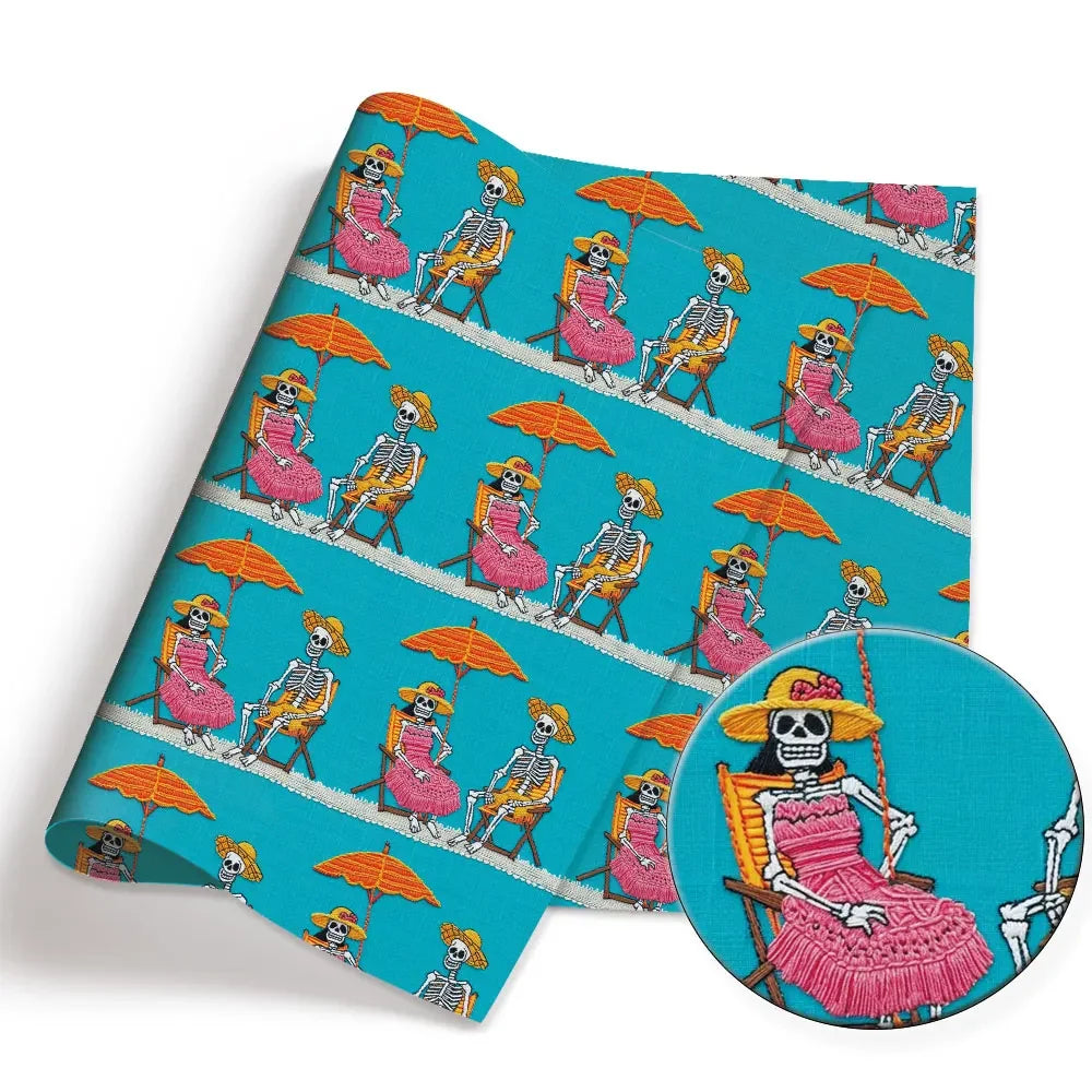 printed fabric 140x50cm