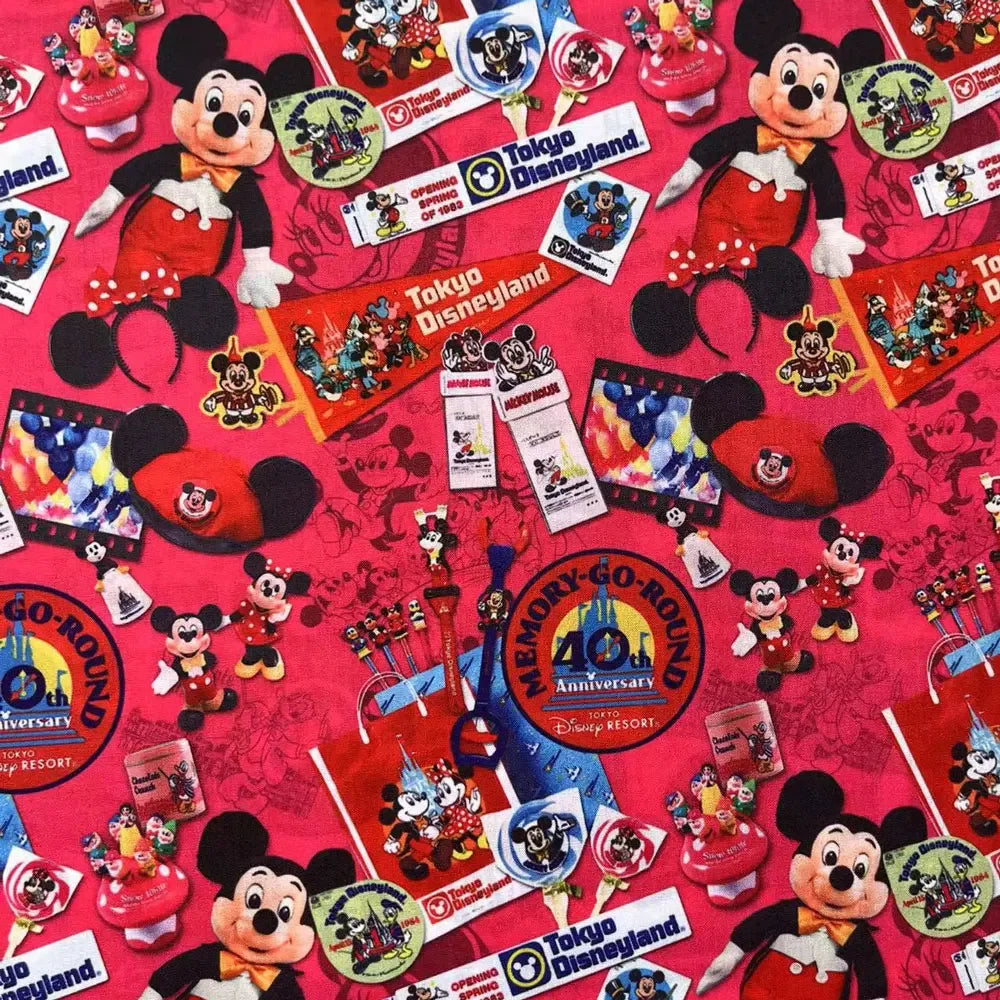 printed fabric 140x50cm