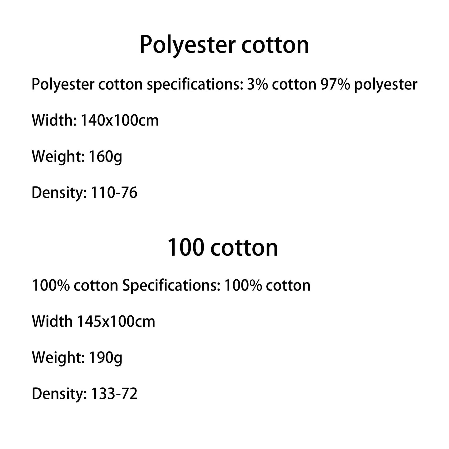 printed fabric 140x50CM
