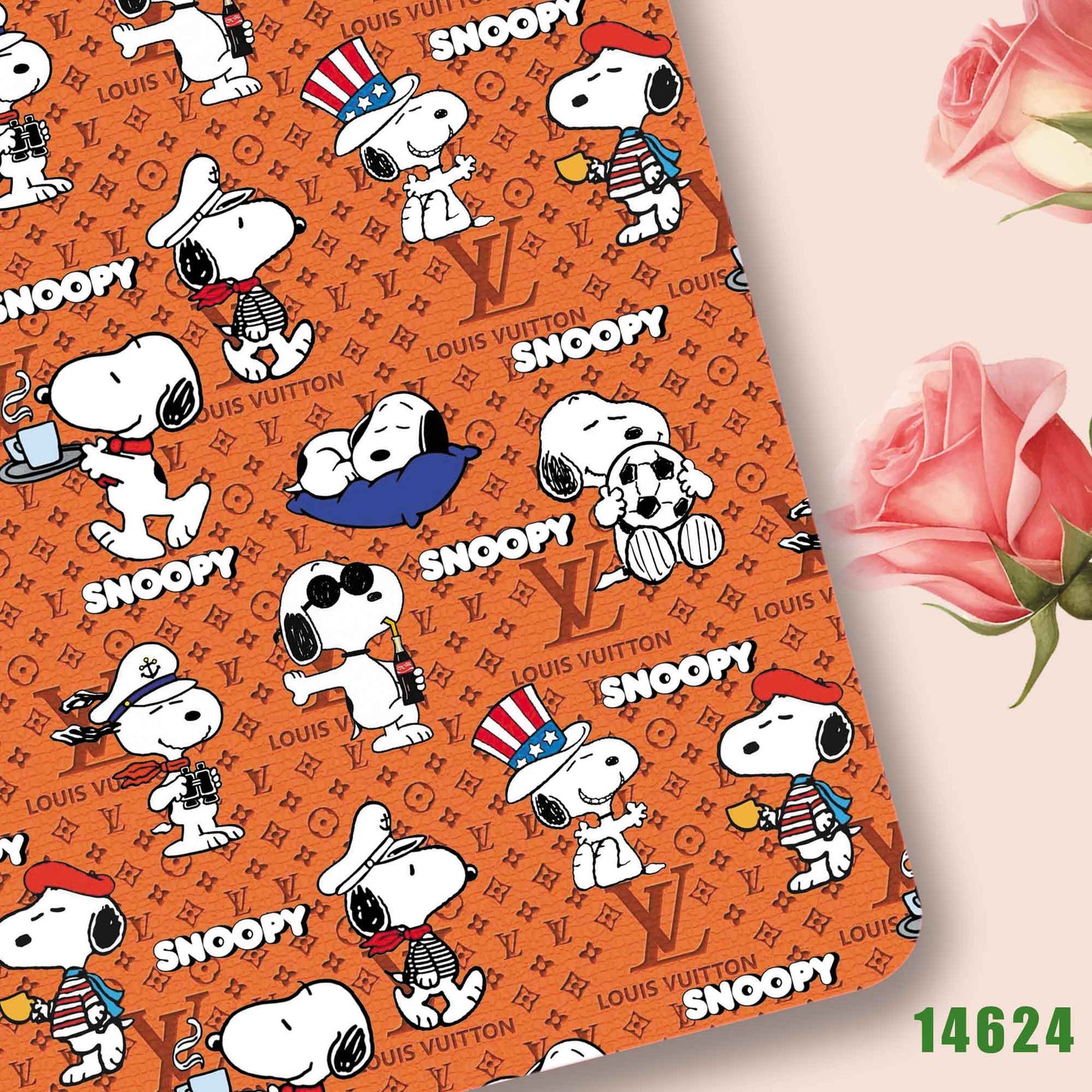 printed fabric 140x50cm14616