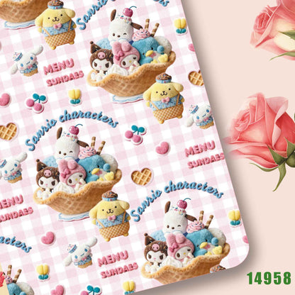 printed fabric 140x50cm14950
