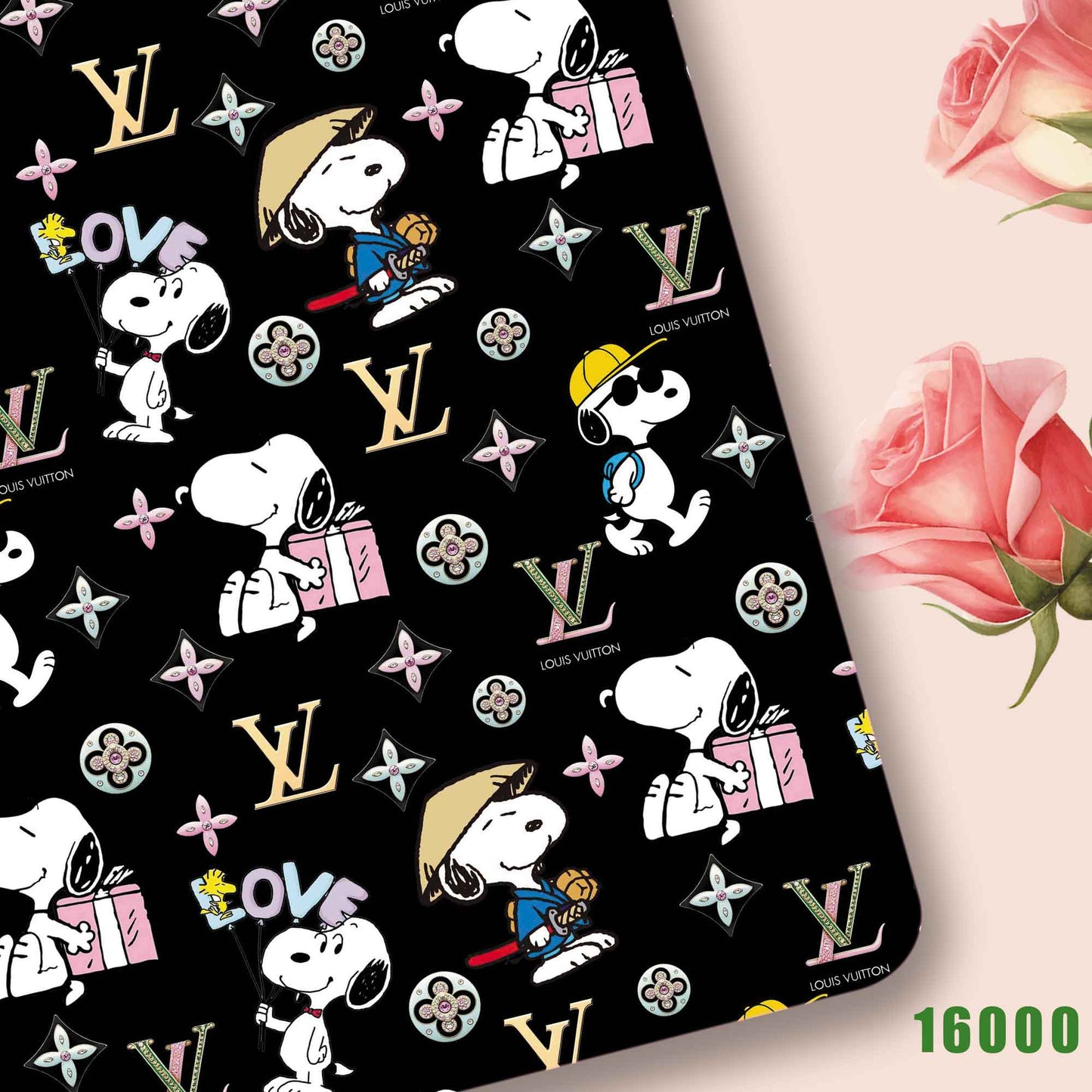 printed fabric 140x50cm15991