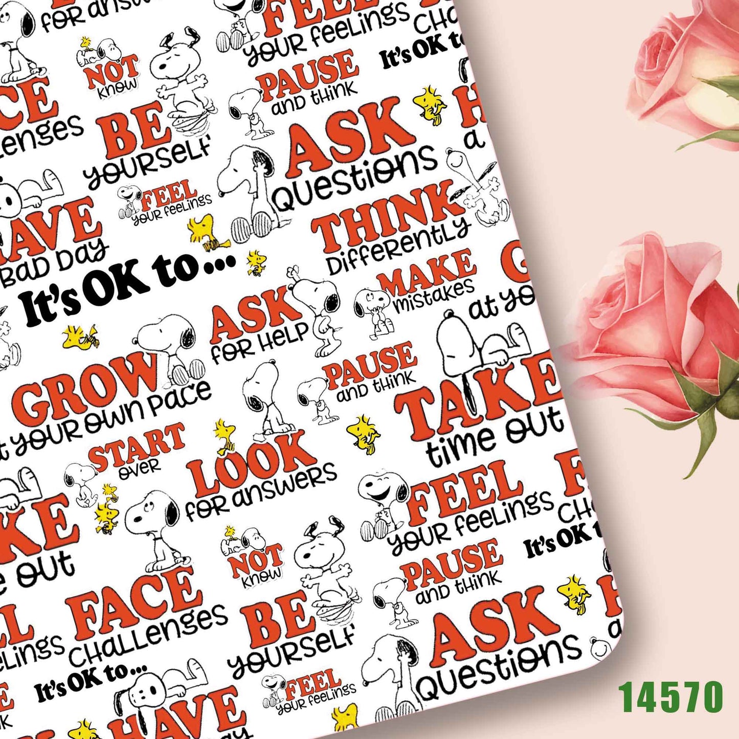 printed fabric 140x50cm14565